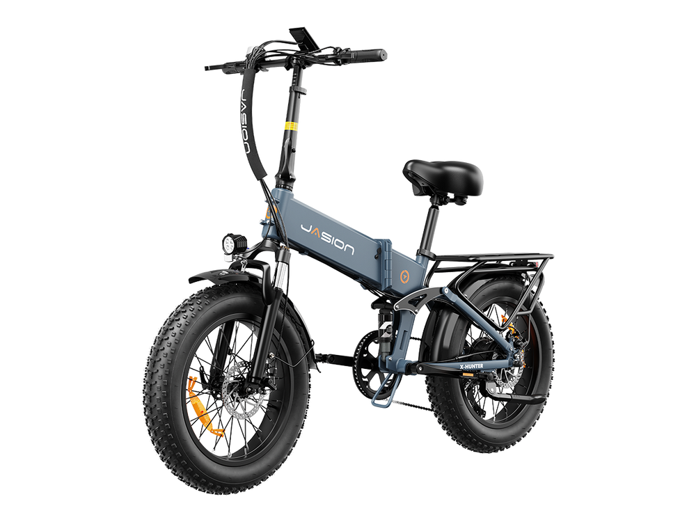 X-Hunter Full Suspension Folding Fat Tire Electric Bike | Jasion eBike