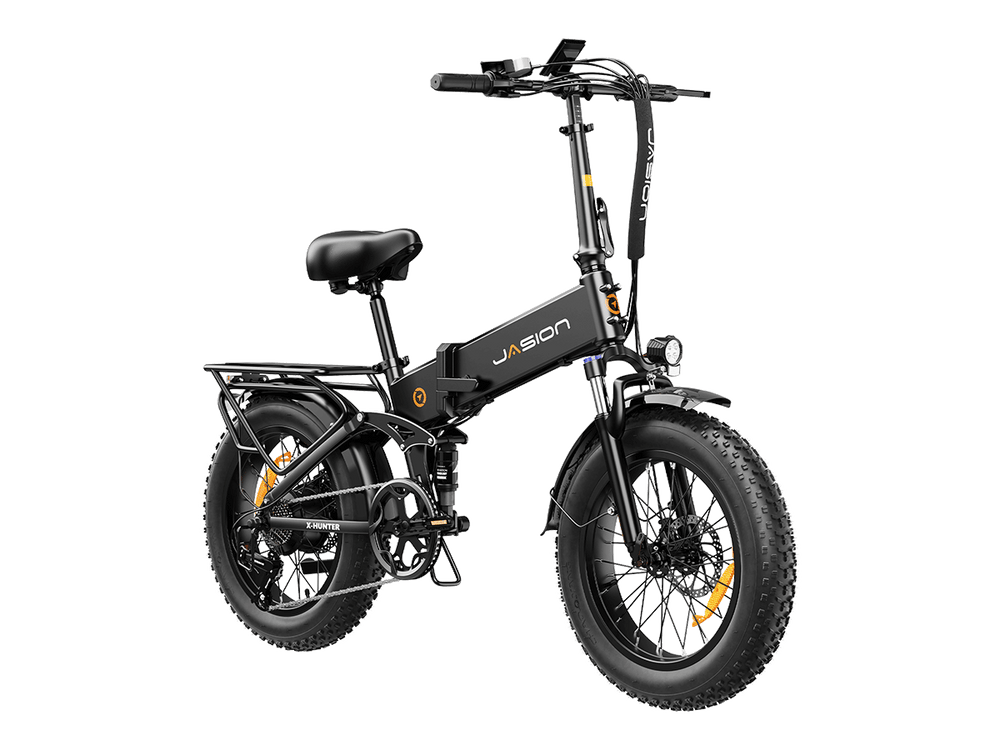 X-Hunter Full Suspension Folding Fat Tire Electric Bike | Jasion eBike