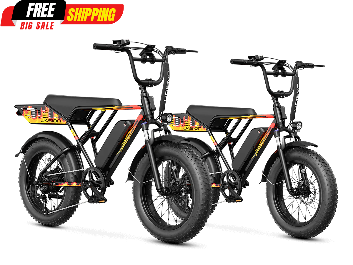 Jasion Ebike® Combo Sale RetroVolt Vintage Style Electric Bike*2