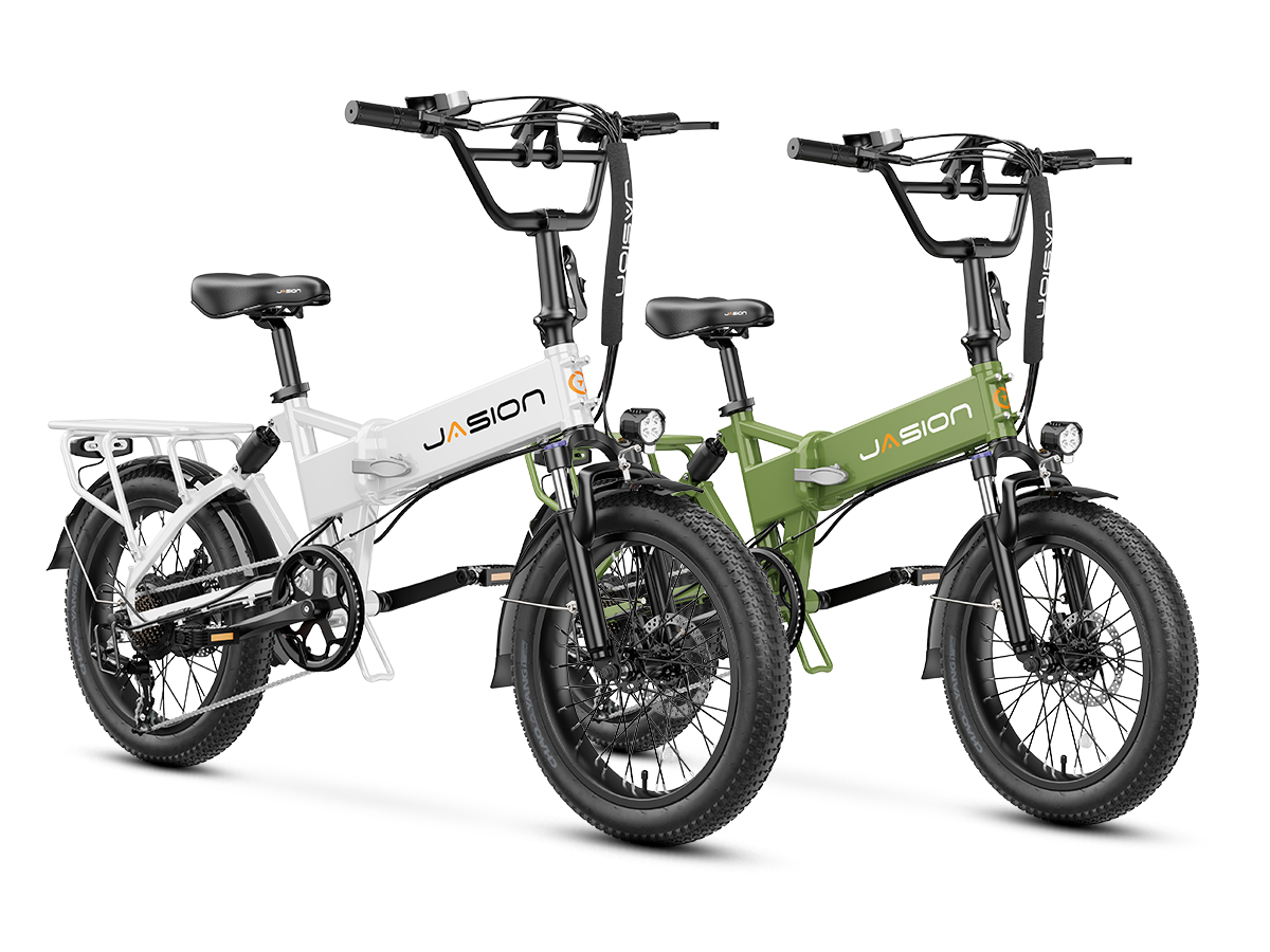 Folding Fat Tire eBike for Adults Combo Sale EB7 2.0 2 Jasion Ebike